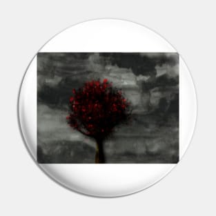 Lone Tree Against The Storm Pin