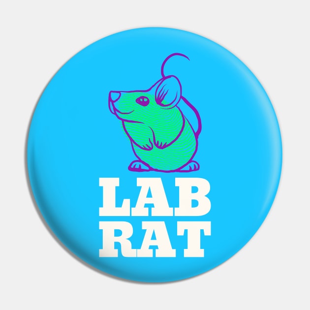 Lab Rat Pin by Chemis-Tees