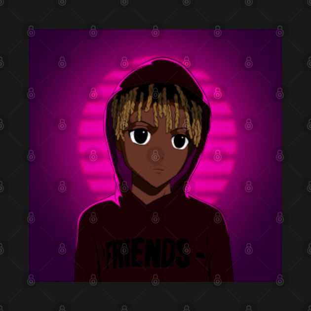 Juice Wrld Inspired Anime Juice Wrld TShirt TeePublic