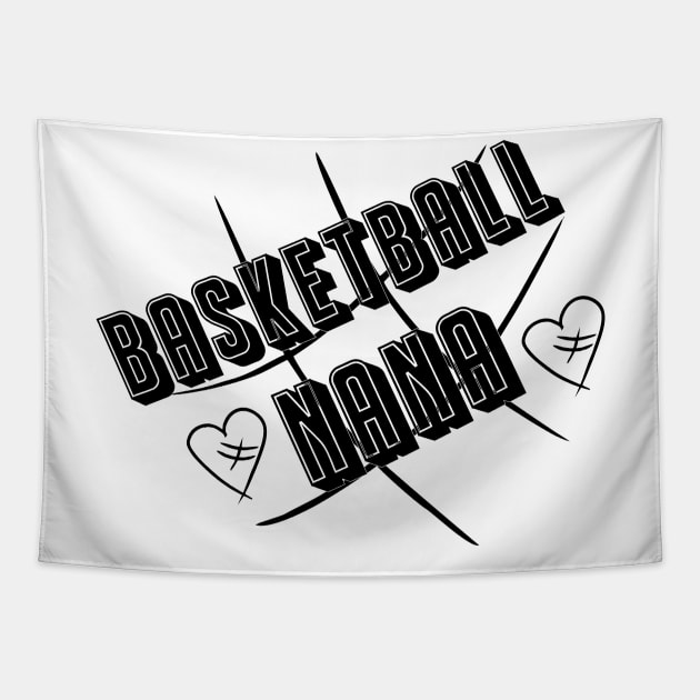 basketball nana Tapestry by gravisio