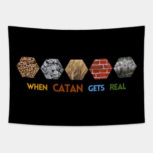 Real Life Settlers of Catan T-Shirt Tapestry