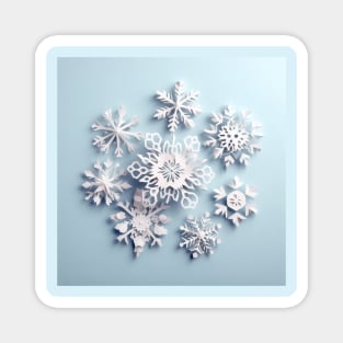 Paper Snowflake Delights Magnet