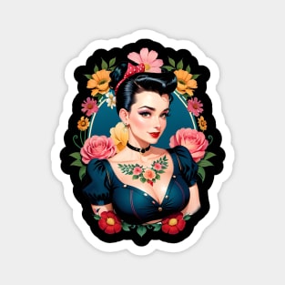 Rockabilly Girl 01 Magnet