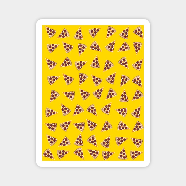 PIZZA Slice Yellow Magnet by SartorisArt1