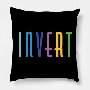 Inverted Rainbow Colors for Gay Invert Pillow