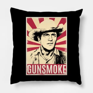 Retro Vintage Gunsmoke // Matt Dillon Pillow