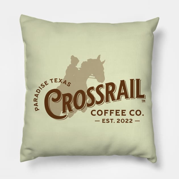 Crossrail Coffee Co. Pillow by crossrailcoffee