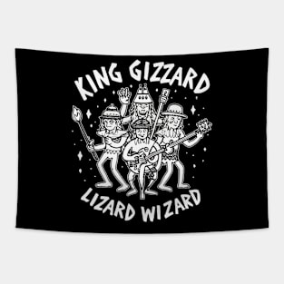 Psychedelic God King Gizzard & Lizard Wizard Tapestry