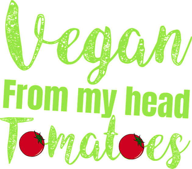 vegan from my head tomatoes Kids T-Shirt by Storfa101