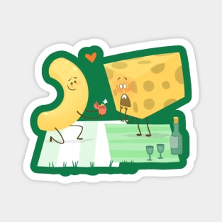 Mac and Cheese in Love Magnet