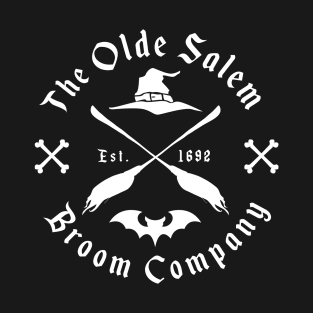 The Olde Salem Broom Co Est 1962 Sign Halloween T-Shirt