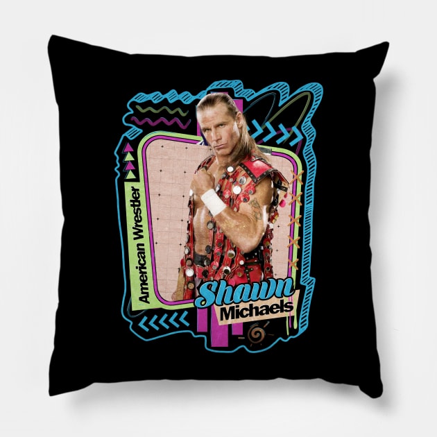 Shawn Michaels - Pro Wrestler Pillow by PICK AND DRAG