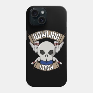 Bowling crew Jolly Roger pirate flag Phone Case