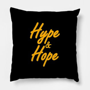 HYPE & HOPE - Collector design yellow Pillow