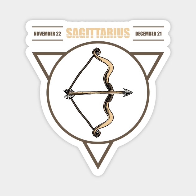 Sagittarius Zodiac Sign Magnet by Utopia Shop