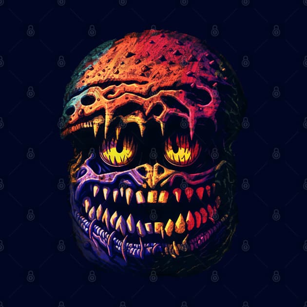 Alien Burger Monster by AnAzArt