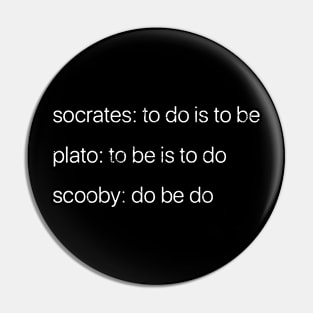 socrates , plato and scooby Pin