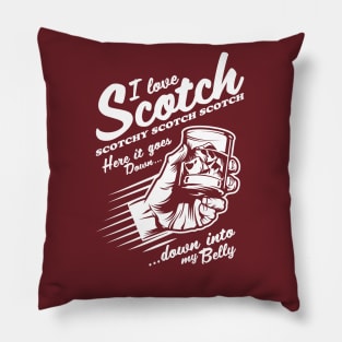 Ron Burgundy I Love Scotch - Scotchy Scotch Scotch Pillow