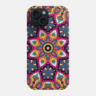 Colorful Oriental Rug Mandala Boho Pattern Phone Case