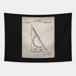 Architectural Engineer Patent - Graduation Office Art - Antique Tapestry