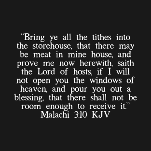 Malachi 3:10 KJV T-Shirt