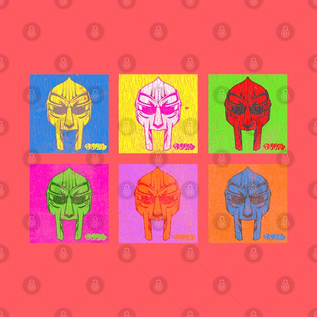 MF Doom Pop Art Style Vintage v3 by Hoki Tross Creative