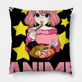 Just A Girl Who Loves Anime & Ramen Pillow