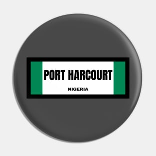 Port Harcourt City in Nigerian Flag Pin