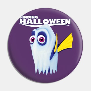 Finding Halloween Dory Ghost Fish Pin