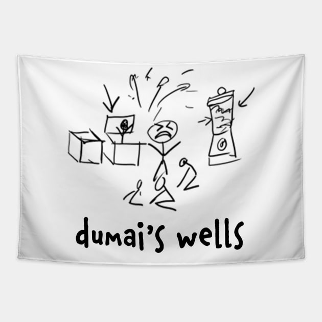 dumai's wells Tapestry by tWoTcast