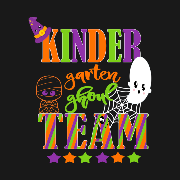 Kindergarten Halloween Teacher Student Cute Ghoul Team by Kimmicsts