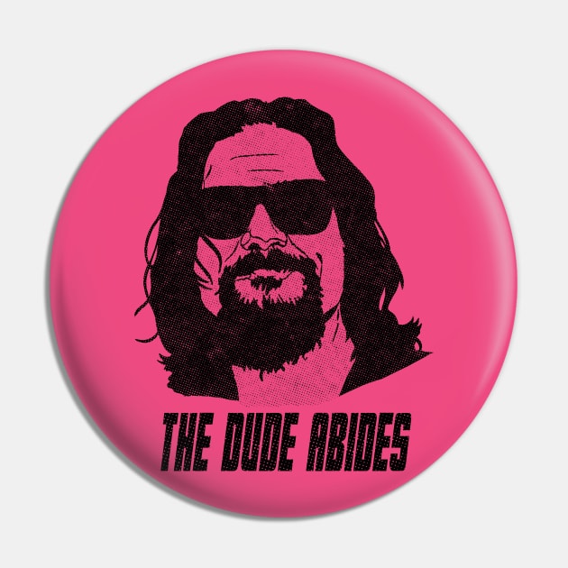 The Dude Abides The Big Lebowski Pin by SaverioOste