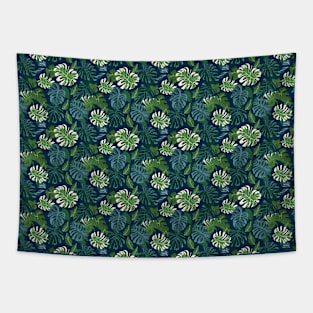 Aesthetic leaves pattern Tapestry