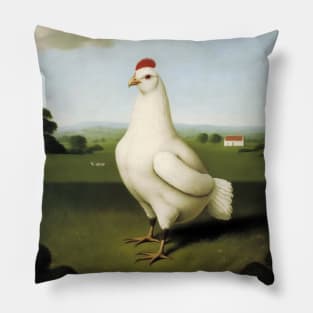 White Chicken Pillow