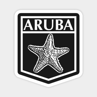 Aruba Island Design, with white lettering Magnet