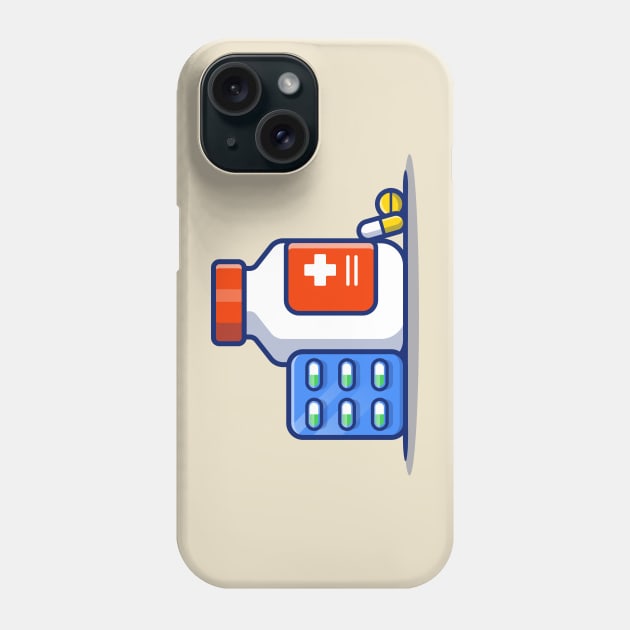 Medicine Jar And Pills Strip Phone Case by Catalyst Labs