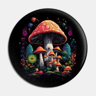 Mystical Mushroom Grove Pin