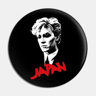 David Sylvian / Retro Fan Art Pin