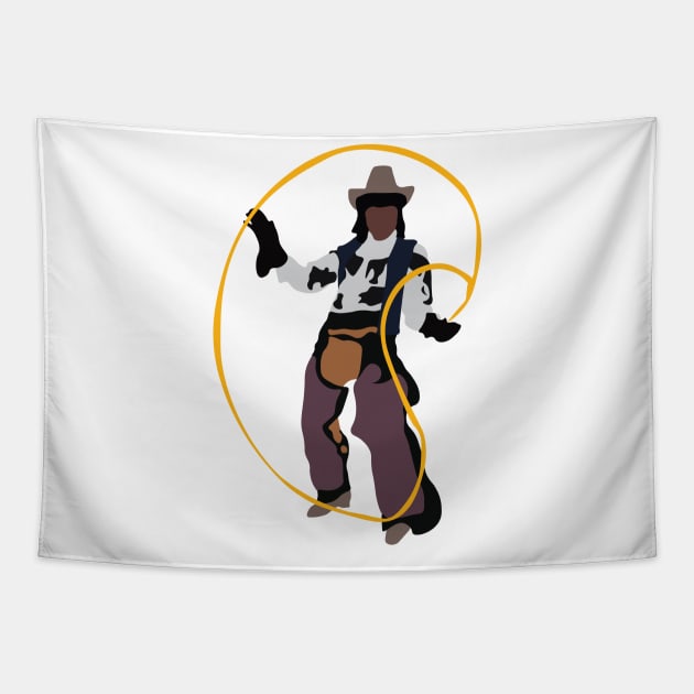 Howdy Pee Wee Tapestry by FutureSpaceDesigns