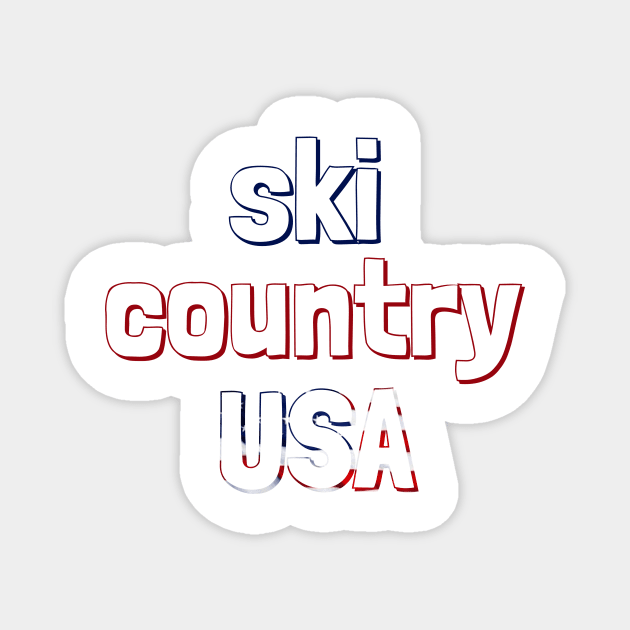 Ski Country USA Magnet by photosbyalexis