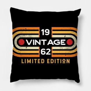 Vintage 1962 | Retro Video Game Style Pillow