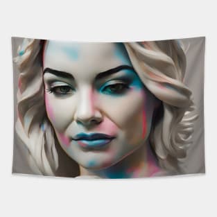 Demi Lovato`s  face Tapestry