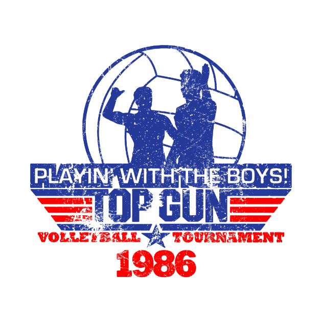 playing with the boys top gun volleyball tournament 1986 - Top Gun
