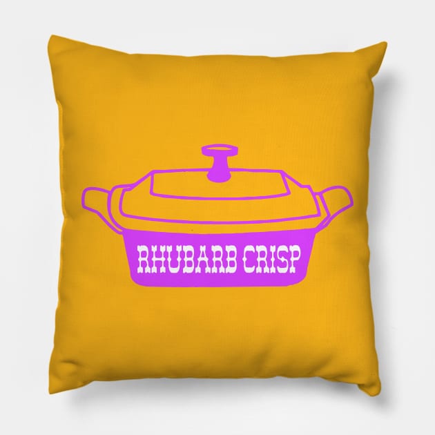 Rhubard Crisp Pillow by Yankeeseki