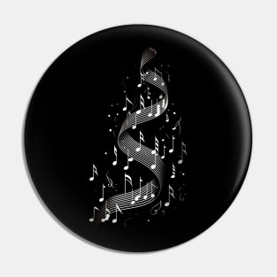 Music Flow Notes Pin