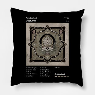 Paradise Lost - Obsidian Tracklist Album Pillow