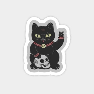 Misfortune Cat Magnet