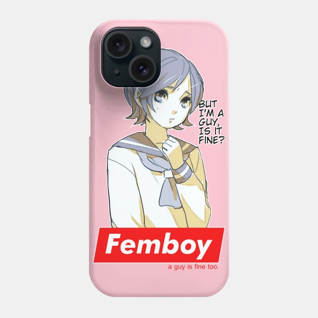 Anime Femboy Crossdresser Trap Phone Case by sadpanda