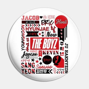 THE BOYZ Collage Pin