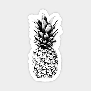 pineapple, fruit,skull,tropical Magnet